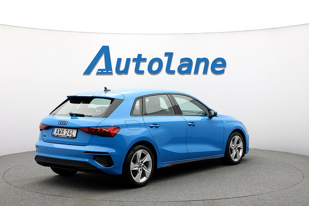 Audi A3 35 TFSI S Tronic, S Line, Kamera 150hk