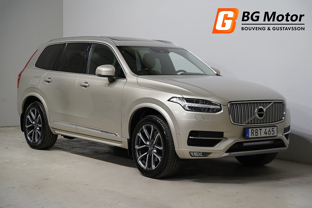 Volvo XC90 D5 AWD 225HK Inscription 7-Sits Aut Drag/Pano/HuD