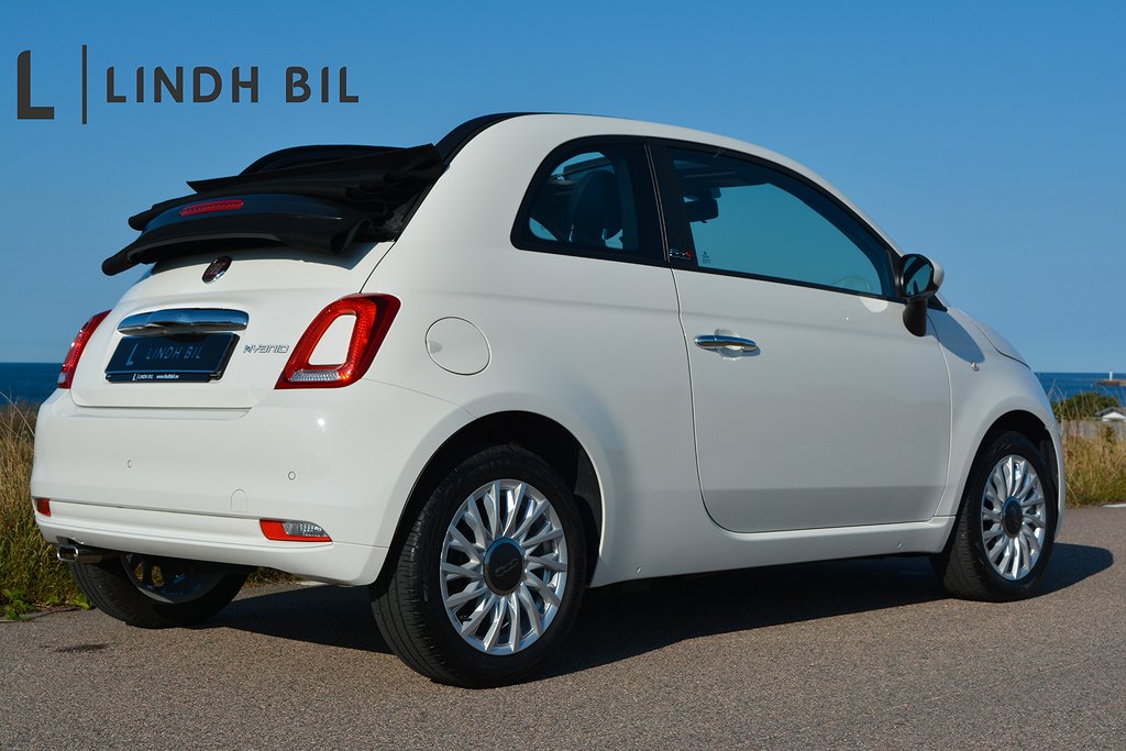 Fiat 500C CABRIOLET 1.0 70HK 6VXL HYBRID | RESERVERAD