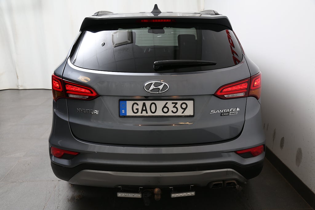 Hyundai Santa Fe 2,2 CRDi 200hk Premium AWD Aut Motorv Dragkrok 2017