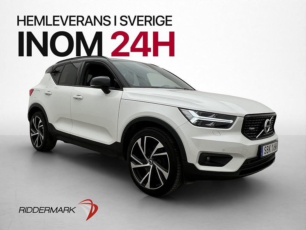 Volvo XC40 T4 AWD R-Design Värmare H/K 360° Skinn CarPlay