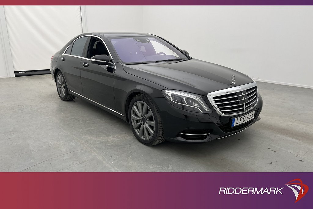 Mercedes-Benz S 350 d 4M Sv.Såld Luft Burm Wide 360° Massage