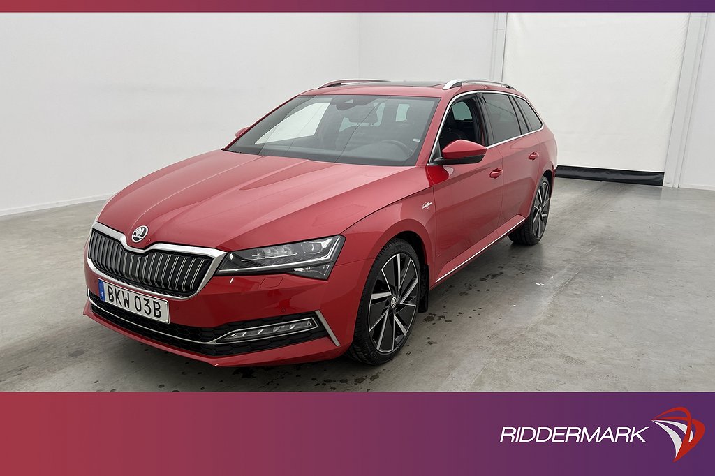 Skoda Superb iV Plug-in 218hk L&K Pano Cockpit Drag MOMS