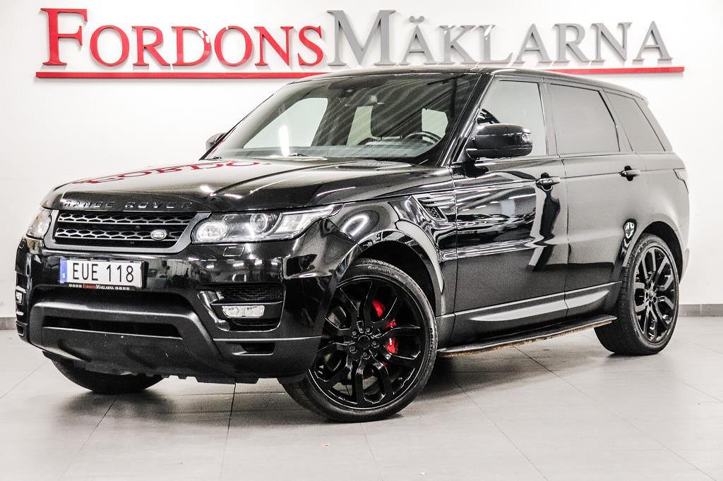 Land Rover Range Rover Sport SDV8 4WD HSE 340HK PANO STEALTH BLACK PACK