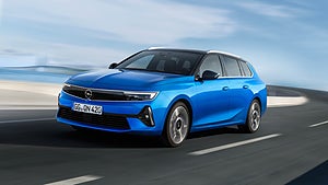 Opel Astra Sports Tourer är Opels första elektriska kombi. Foto: Opel. 