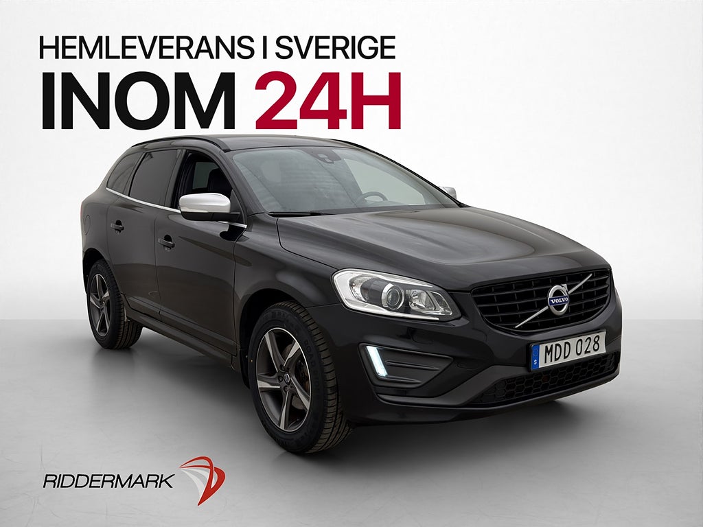 Volvo XC60 D4 AWD 190hk R-Design Värmare VOC Drag P-Sensorer