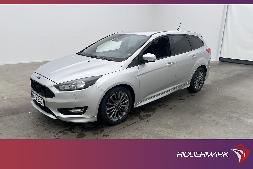 Ford Focus Kombi EcoBoost 125hk ST-Line Kamera Farthållare