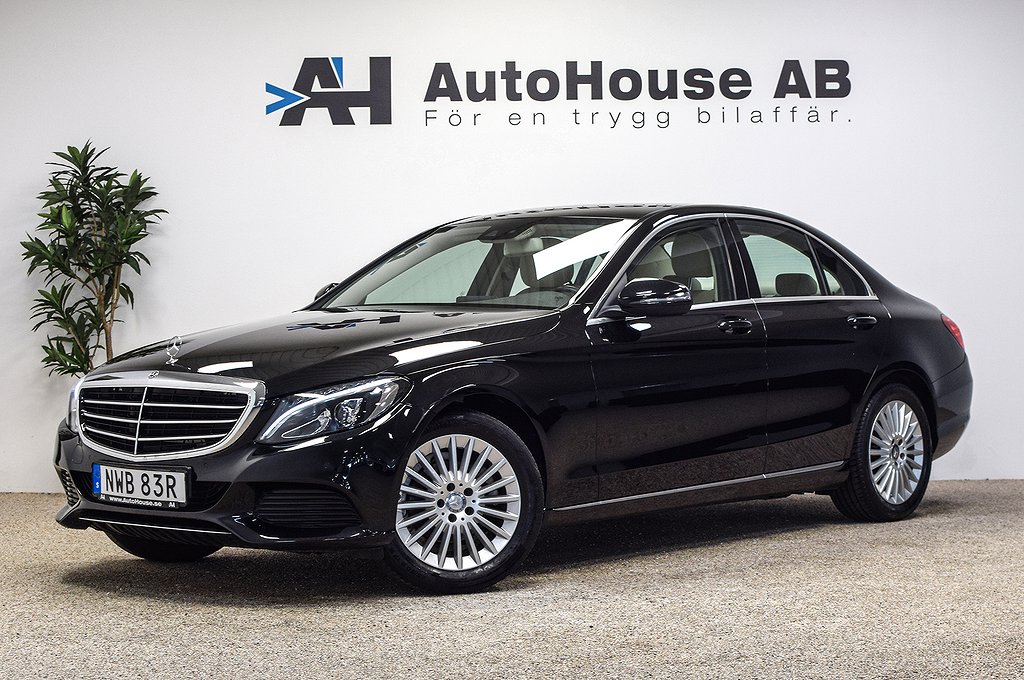 Mercedes-Benz C 180 Exclusive-paket GPS P-Sensorer Garanti