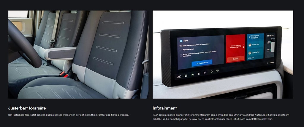 Maxus E-Deliver 5 | 64kwh | 6,6m3 | Företagsleasing |