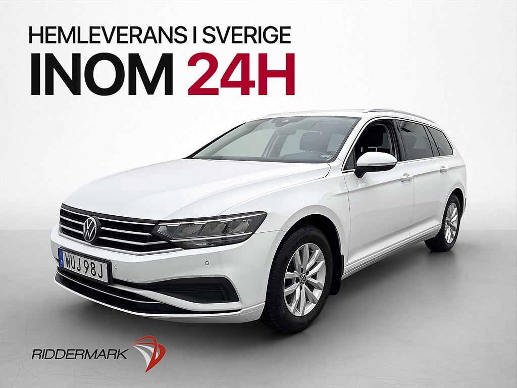 Volkswagen Passat 1.5 TSI 150hk Cockpit Kamera Drag CarPlay