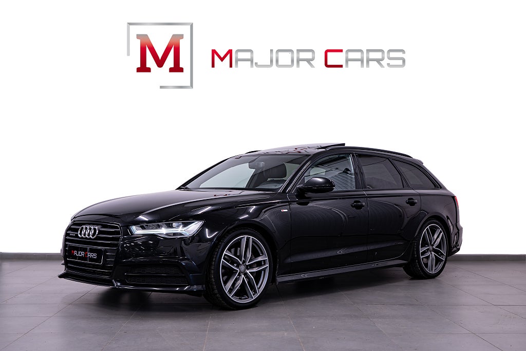 Audi A6 Avant 3.0 TDI Q Pano 20" Svart Optik Värmare Drag 