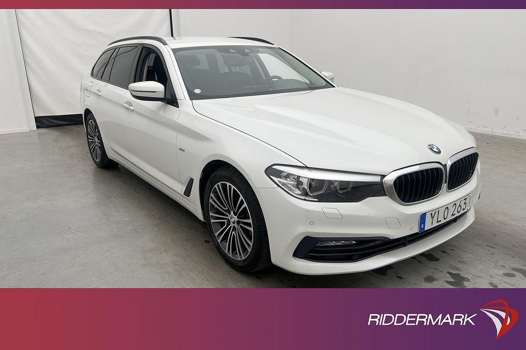 BMW 520 d Touring 190hk Sport line Rattvärme Kamera Drag