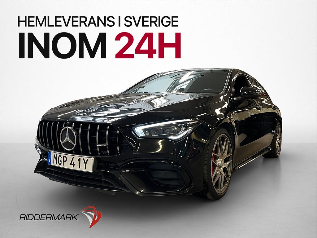 Mercedes-Benz CLA 45 S AMG+ 4M 421hk Pano Burmester Kamera