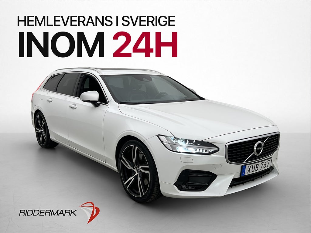 Volvo V90 D5 AWD R-Design VOC Pano B&W HuD Kamera Drag