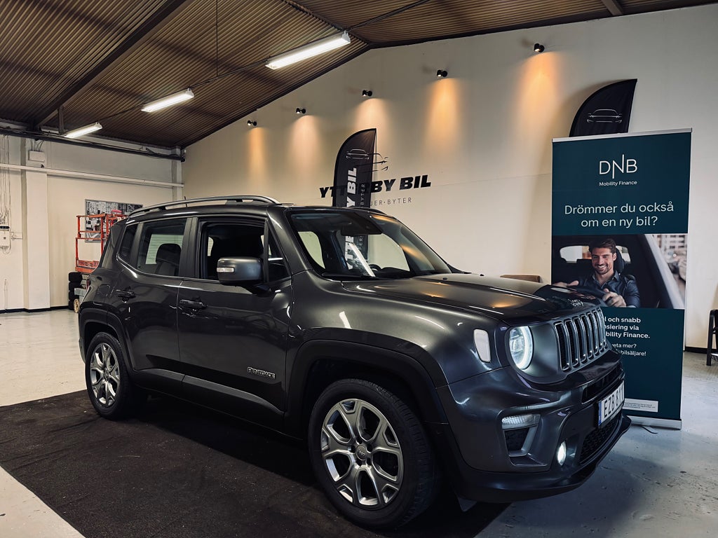 Jeep Renegade 1.0 T3 120hk EU6 Limited B-Camera 5-Sits SOV Hjul Nybes