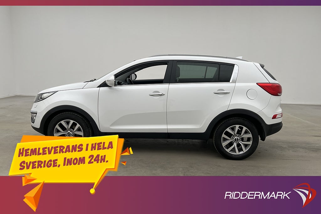 Kia Sportage 1.7 CRDi 115hk Panorama Skinn Kamera Elstol GPS