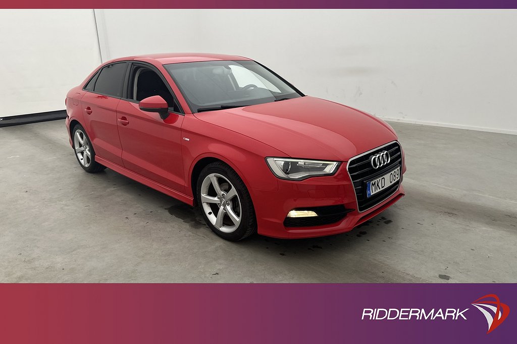 Audi A3 Sedan 1.4 TFSI 140hk S-Line Sensorer 0,48l/mil