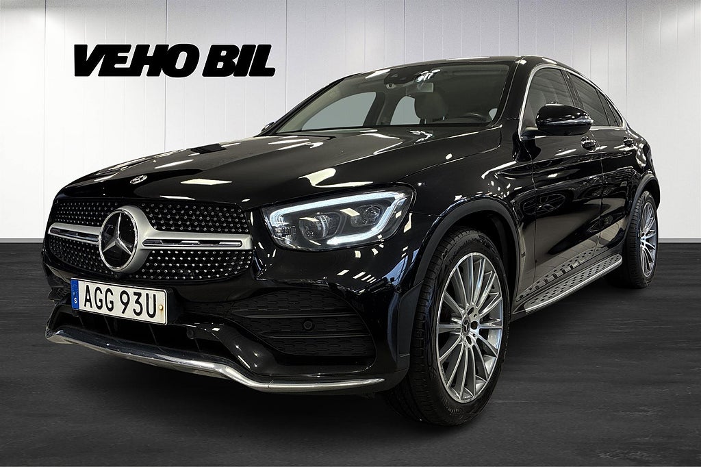 Mercedes-Benz GLC 300 d Coupé 4MATIC, AMG, Drag, Värmare, Minnes, Glastak