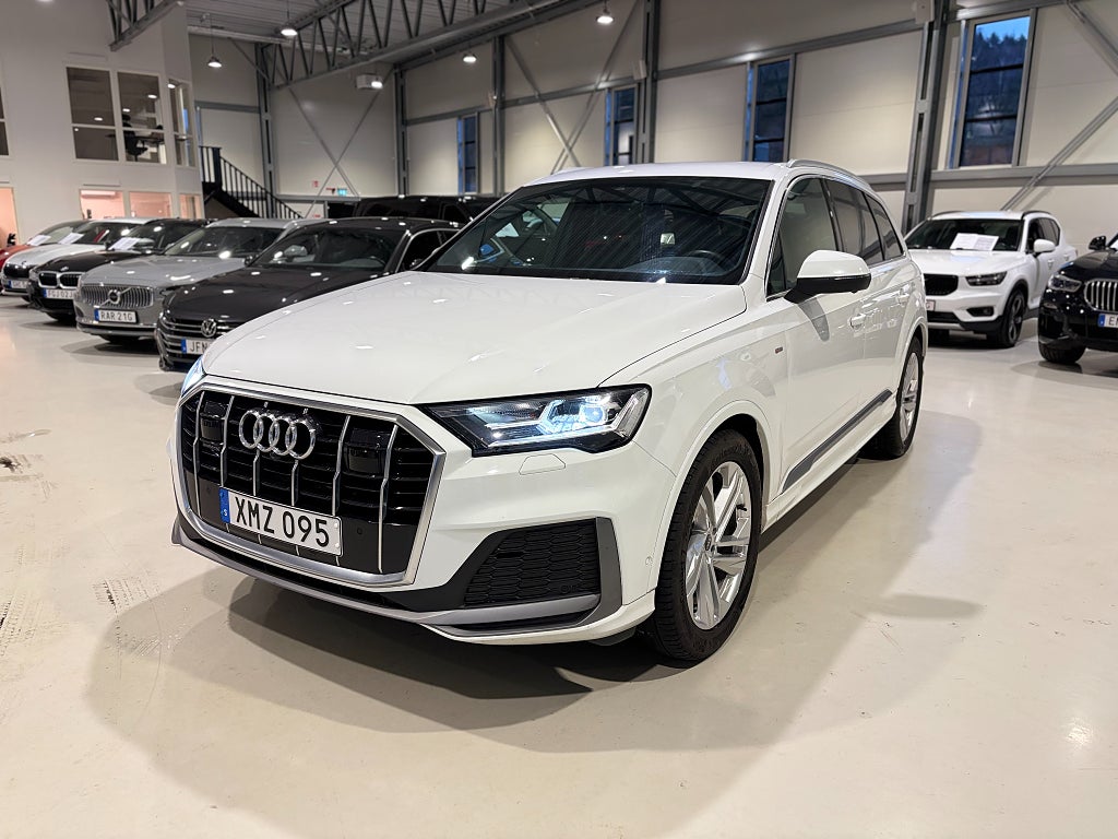 Audi Q7 50 TDI quattro 7-Seater,TipTronic,S Line,286hk,Luftf