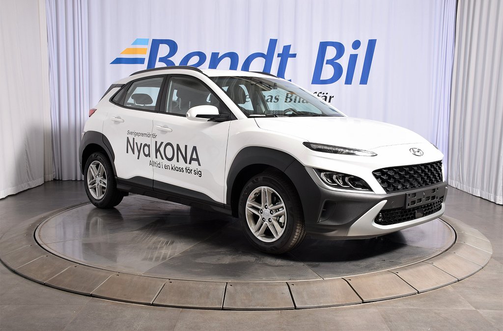 Hyundai Kona Essential Automat 1.0T 120hk. Leverans dec 2022