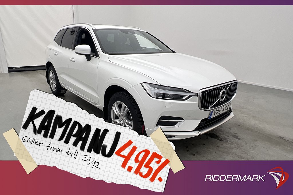 Volvo XC60 B4 AWD Inscription VOC D-Värm Pano 4,95% Ränta