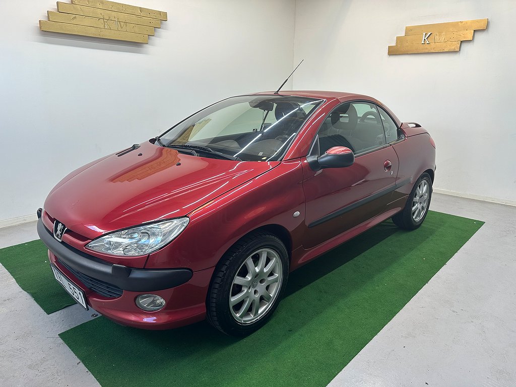 Peugeot 206 CC 2.0/NYBESIKTIGAD/0%RÄNTA