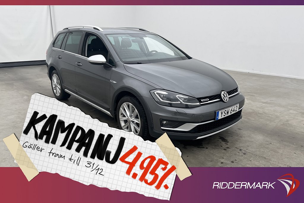 Volkswagen Golf Alltrack 4M D-Värm Kamera Ra 4,95% Ränta