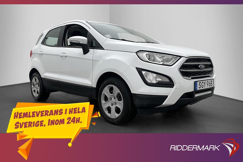 Ford Ecosport 1.0 EcoBoost 100hk Bluetooth AC 0,53 L/Mil