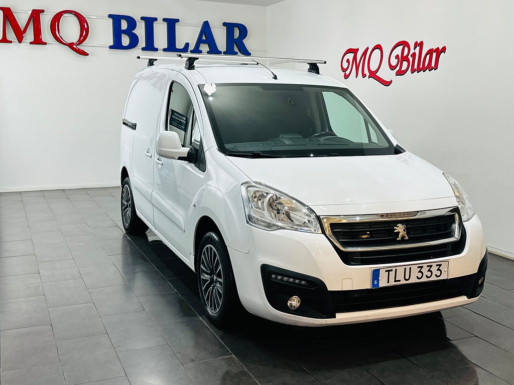 Peugeot Partner Van Utökad Last 1.6 BlueHDi Automat 3-Sits Euro 6 99hk