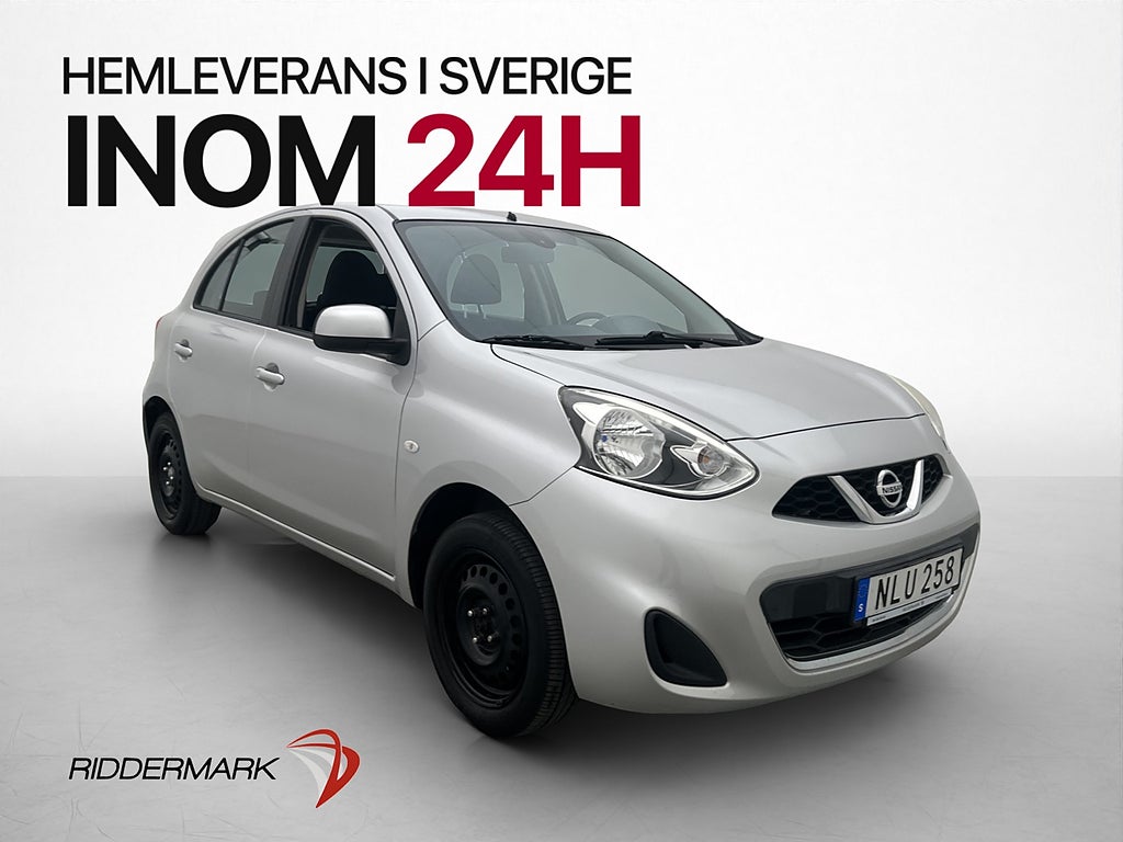 Nissan Micra 1.2 80hk Farthållare Bluetooth 0.50 l/mil