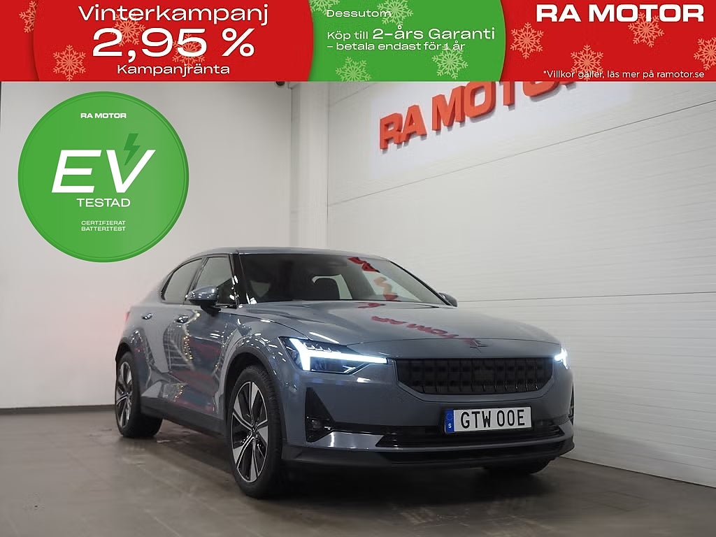 Polestar 2 LRDM 408hk |Plus|Pilot Lite|Drag|H/K|Pano|360°| 2023