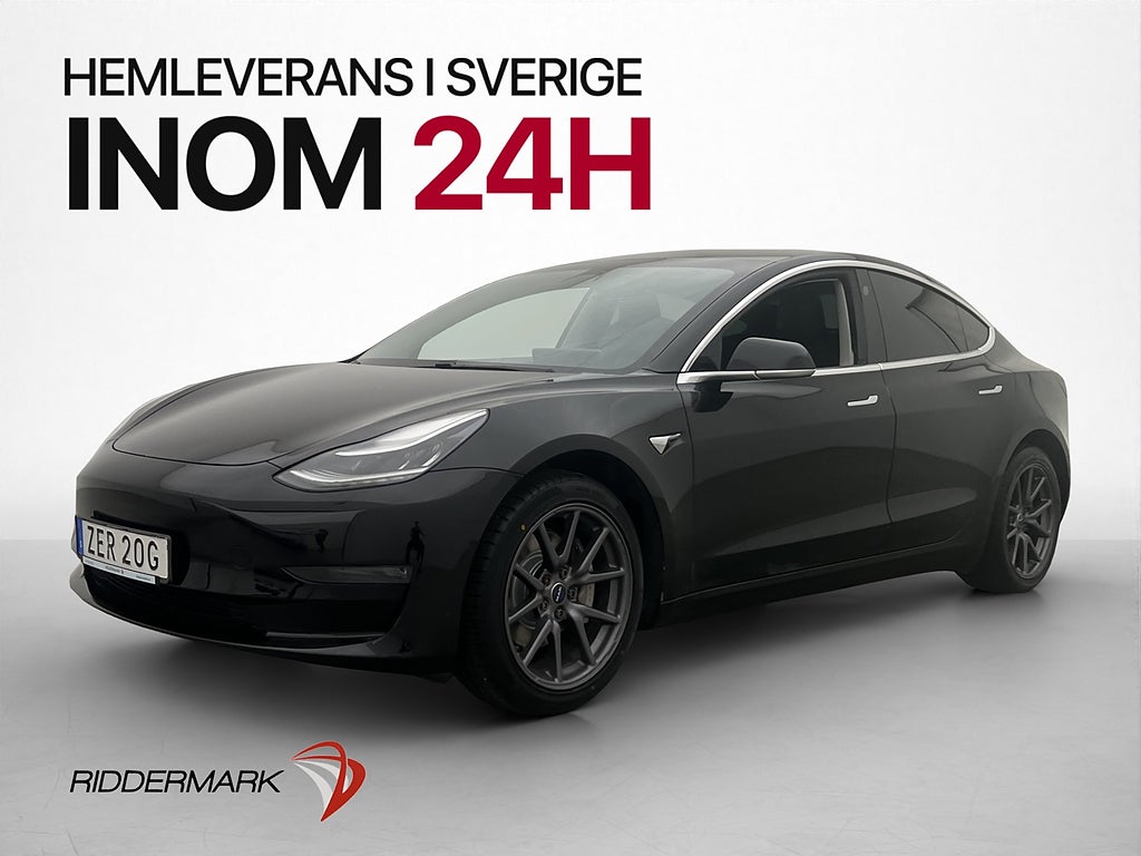 Tesla Model 3 Long Range AWD Autopilot Pano Navi Svensksåld