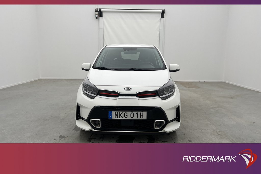 Kia Picanto T-GDI 100hk GT-Line Skinn Kamera Navi Rattvärme