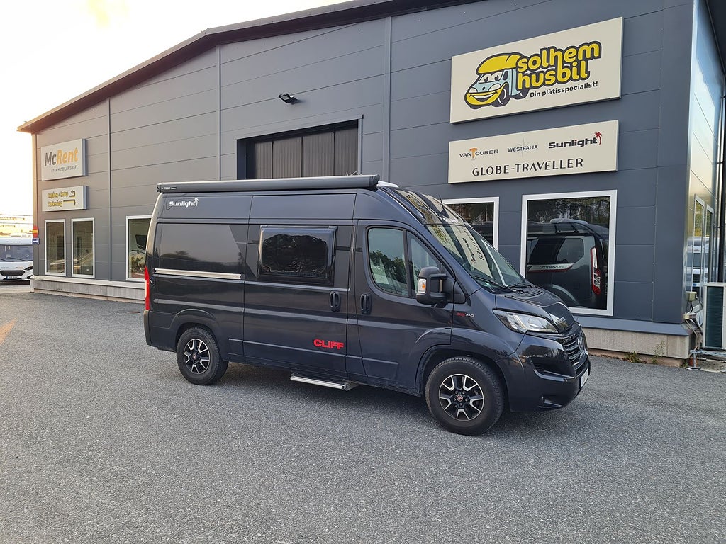 Sunlight Cliff 540 Adventure 140 hk, automat, solcell, 3 sovplatser,  elp