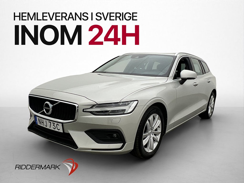 Volvo V60 B4 197hk Advanced Sensorer VOC Adaptiv-Farthållare