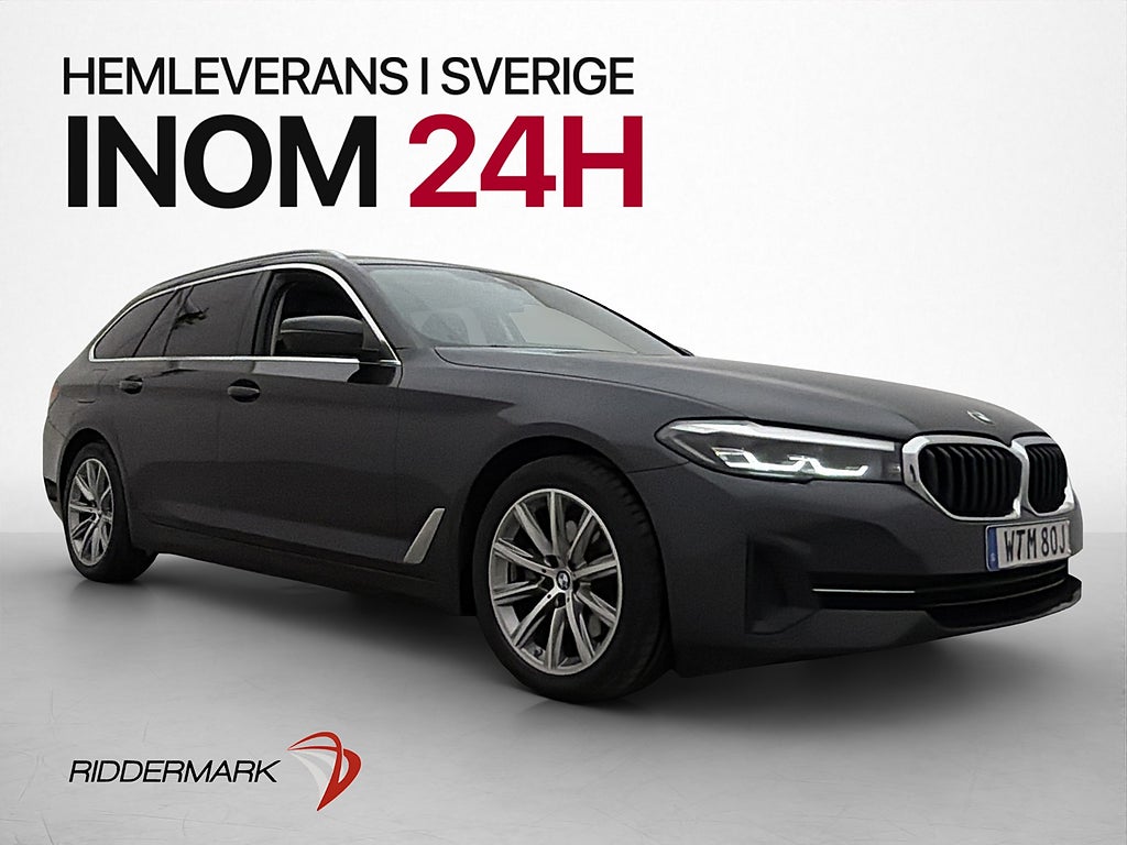BMW 520 d 190hk xDrive MOMS Kamera Värmare Dragkrok CarPlay