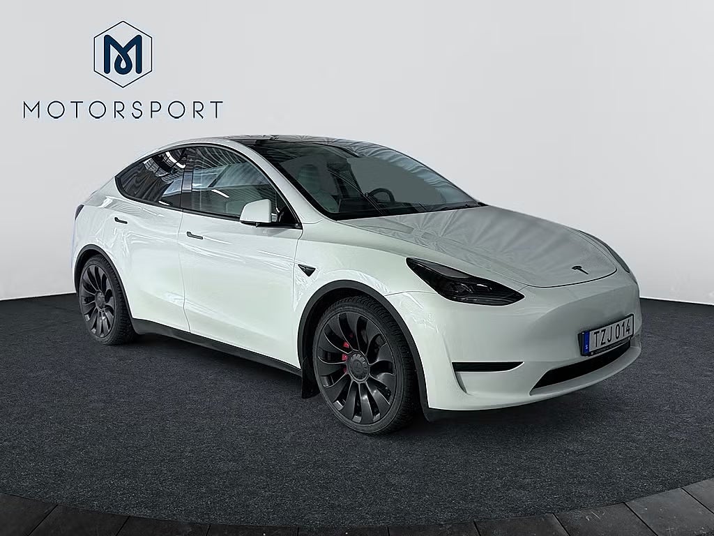 Tesla Model Y Performance 534 hk Adaptiv Farth 21" Panorama Helskinn bild 6