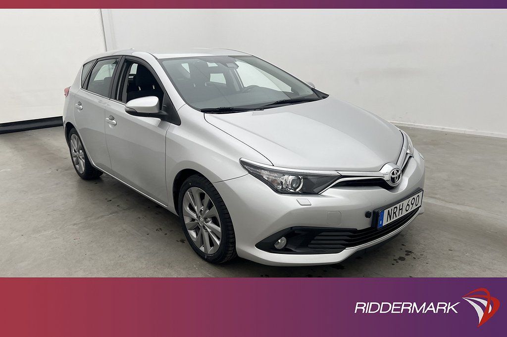 Toyota Auris 1.6 112hk M&K-Värmare Kamera Navi Farthållare