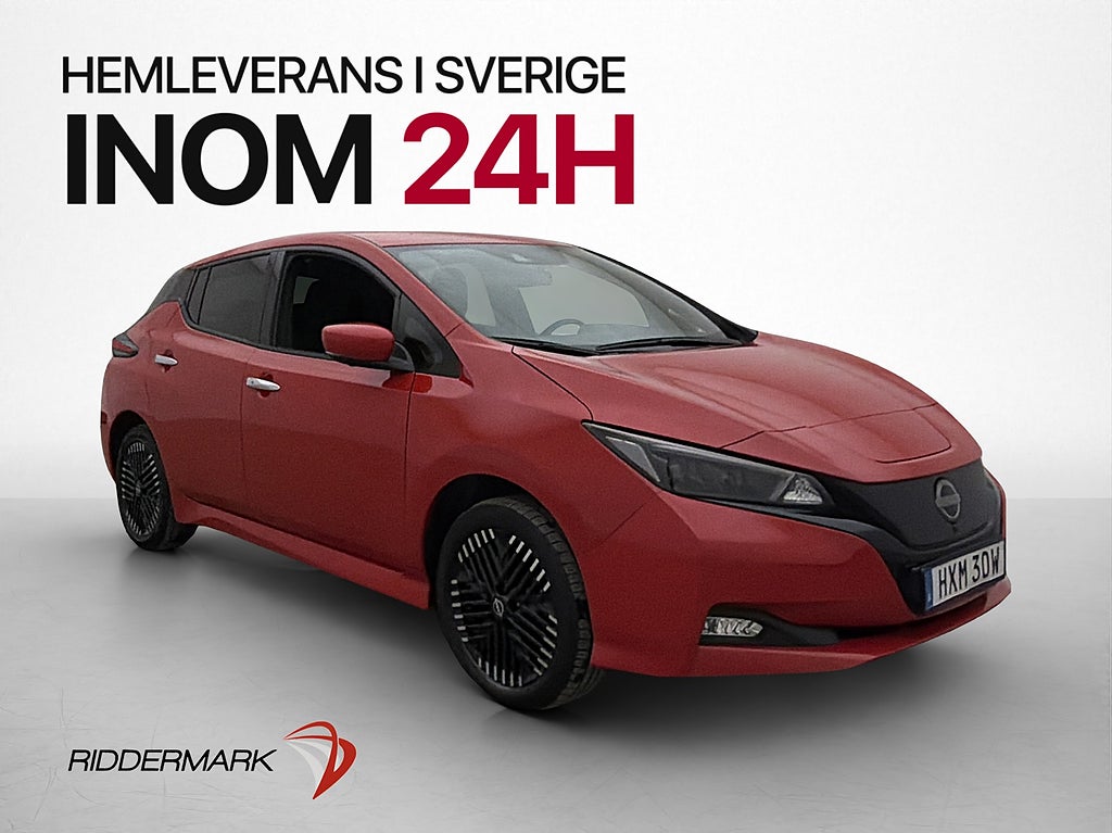 Nissan Leaf e+ 62 kWh 360° Värmepump Carplay Navi Moms