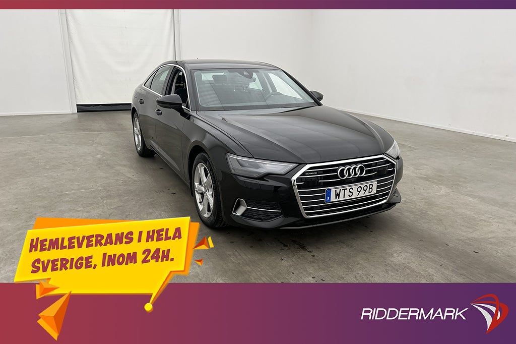 Audi A6 45 TFSI Quattro 245hk MOMS Navi 360° Sportstolar