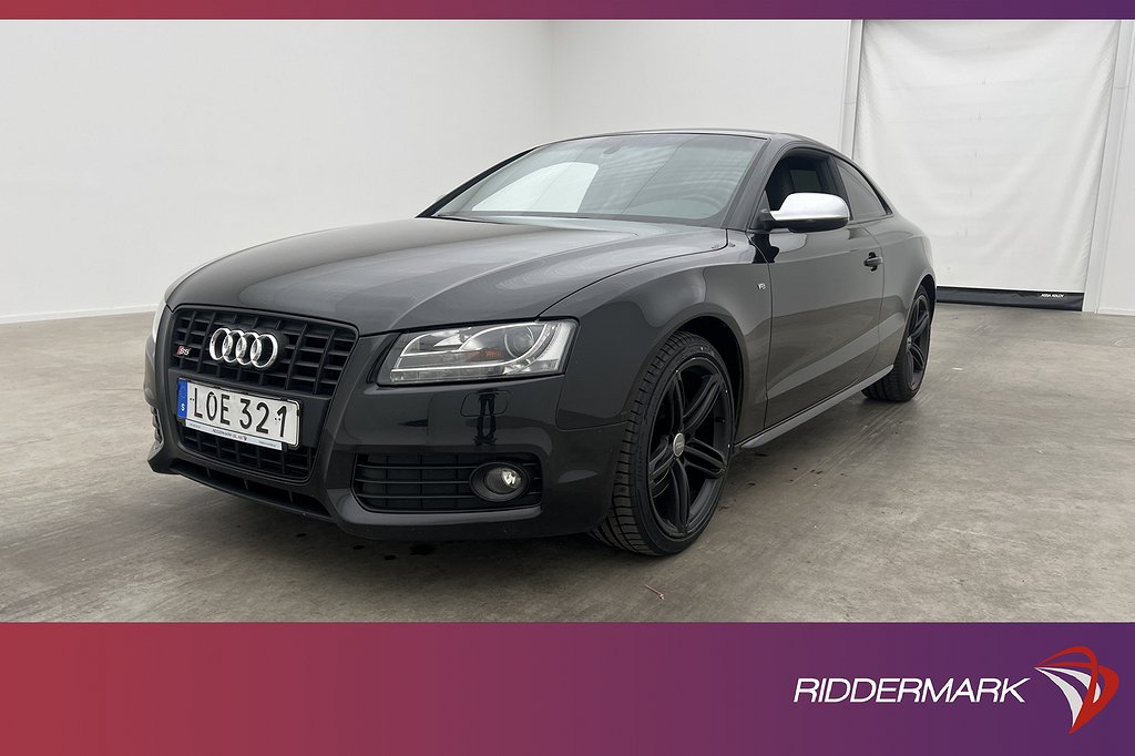 Audi S5 Coupé 4.2 V8 Quattro 354hk B&O Värmare Navi Elstolar