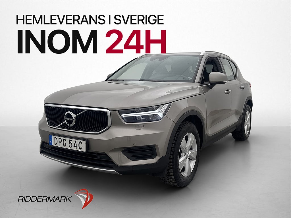 Volvo XC40 T4 190hk Momentum VOC Värmare Skinn CarPlay Drag