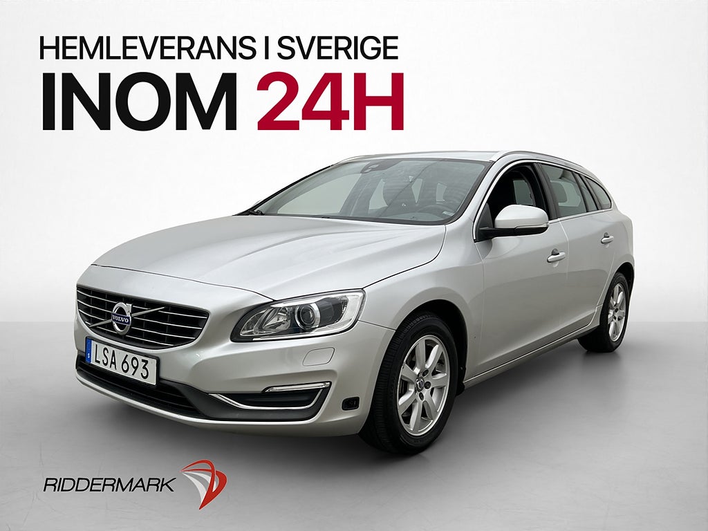Volvo V60 D4 181hk AWD Summum Skinn Drag Värmare VOC