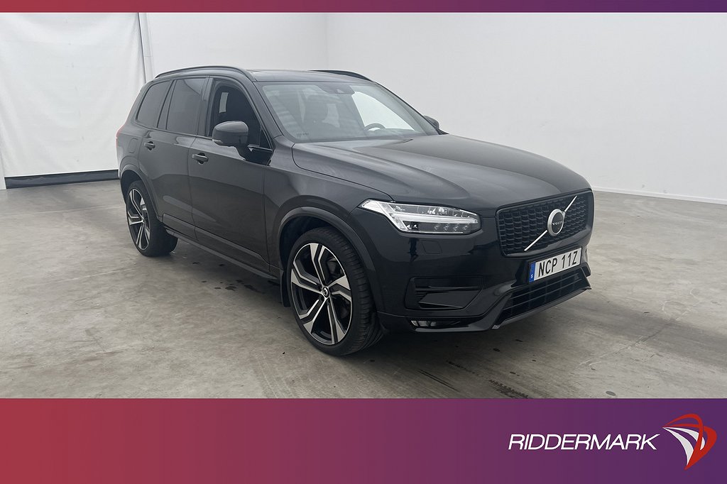 Volvo XC90 B5 AWD R-Design 7-Sits VOC Luft Pano B&W 360° HUD