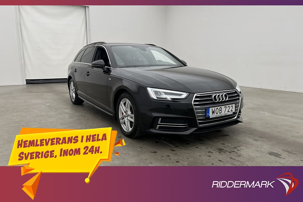 Audi A4 Avant 2.0 TDI S-Line Avplanad Ratt 0.43 l/mil 190hk