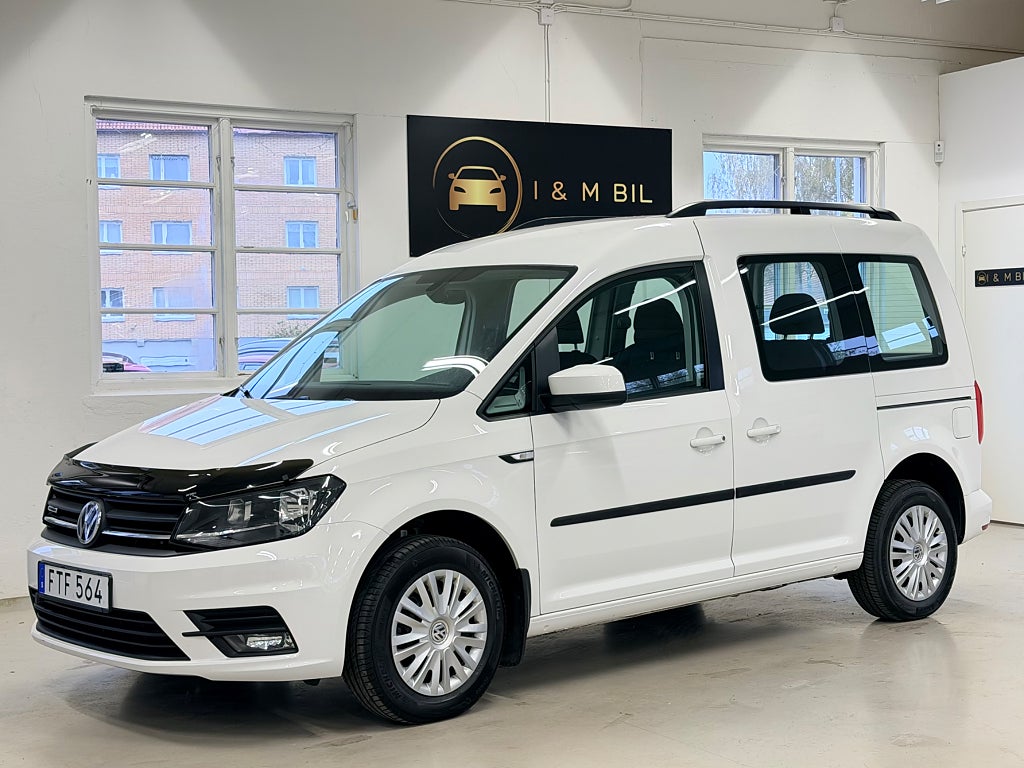 Volkswagen Caddy Combi 1.4 TGI 5-sits BlueMotion/ Fullservad/ 1 Ägare/
