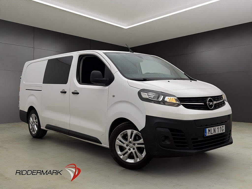 Opel Vivaro-e CrewVan L3 6-Sits PDC Farthållare CARPLAY Moms