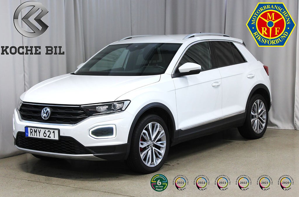 Volkswagen T-Roc 2.0 TSI 190HK 4Motion, Värmare, LED, S&V-hjul, 3,99%