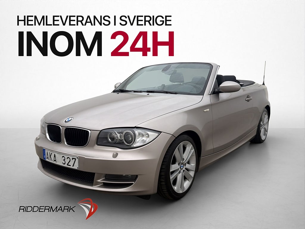 BMW 125 i CAB 218hk M-Ratt 3 Brukare Svensksåld HiFi