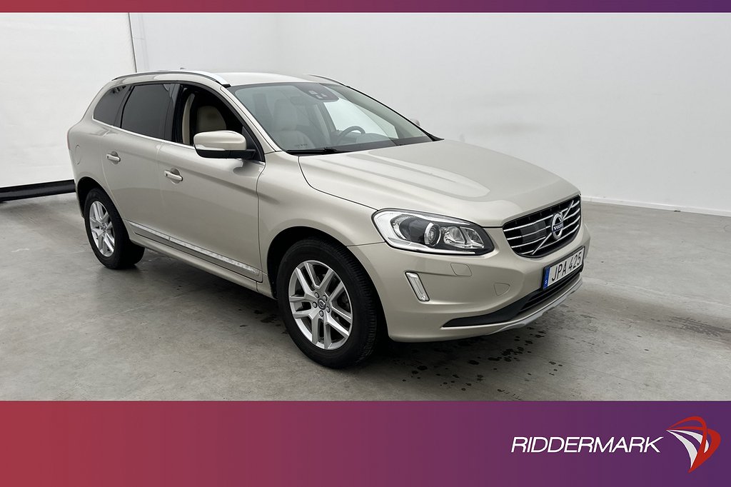 Volvo XC60 D4 AWD Summum VOC Värm Skinn Sensorer BLIS Drag